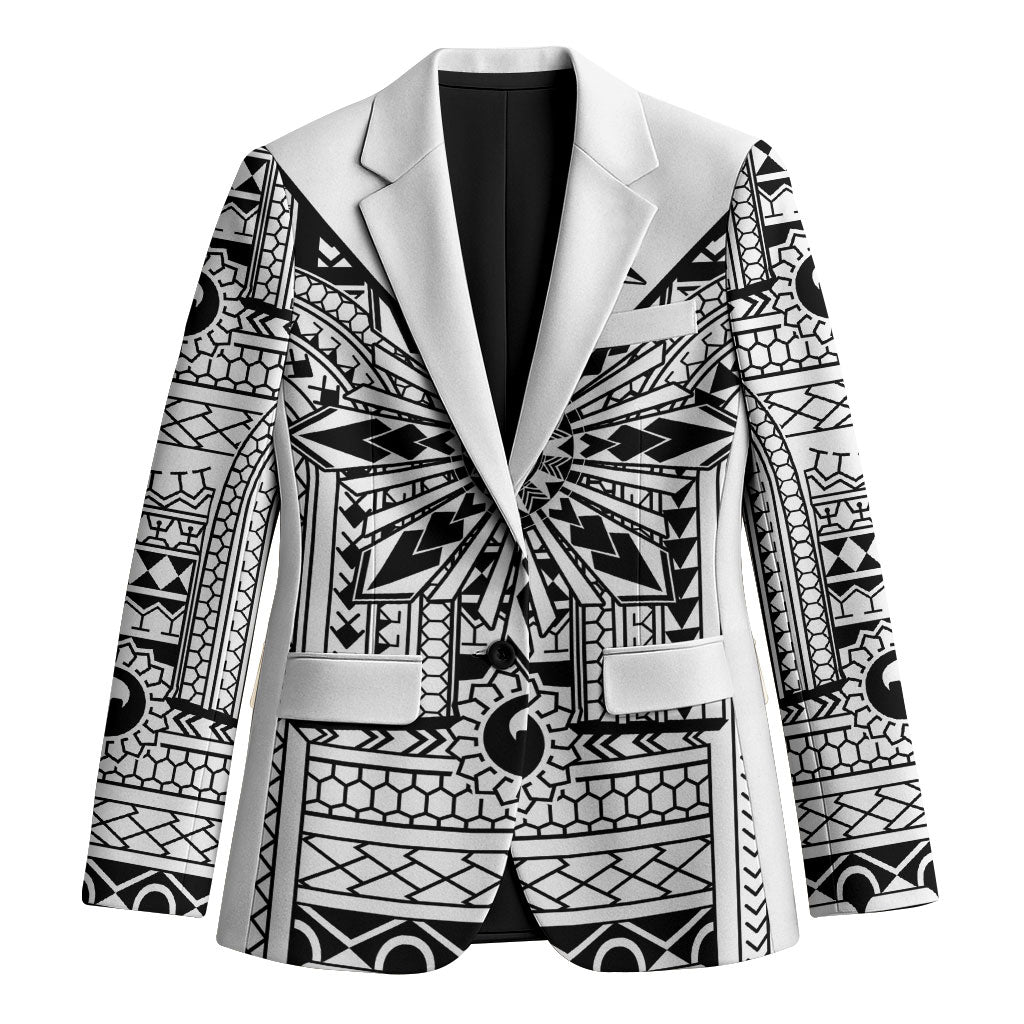 White Philippines Sun Star Blazer Igorot Tribal Inspiration