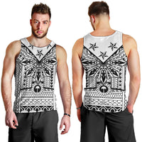 White Philippines Sun Star Men Tank Top Igorot Tribal Inspiration LT05 - Polynesian Pride