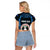 Personalized Northern Mariana Islands 78th Liberation Day Raglan Cropped T Shirt