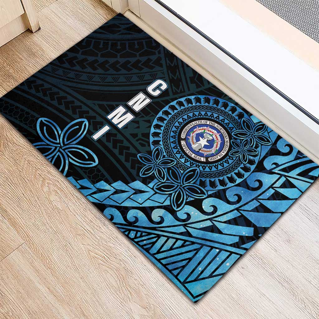 Northern Mariana Islands 78th Liberation Day Rubber Doormat LT05 - Polynesian Pride