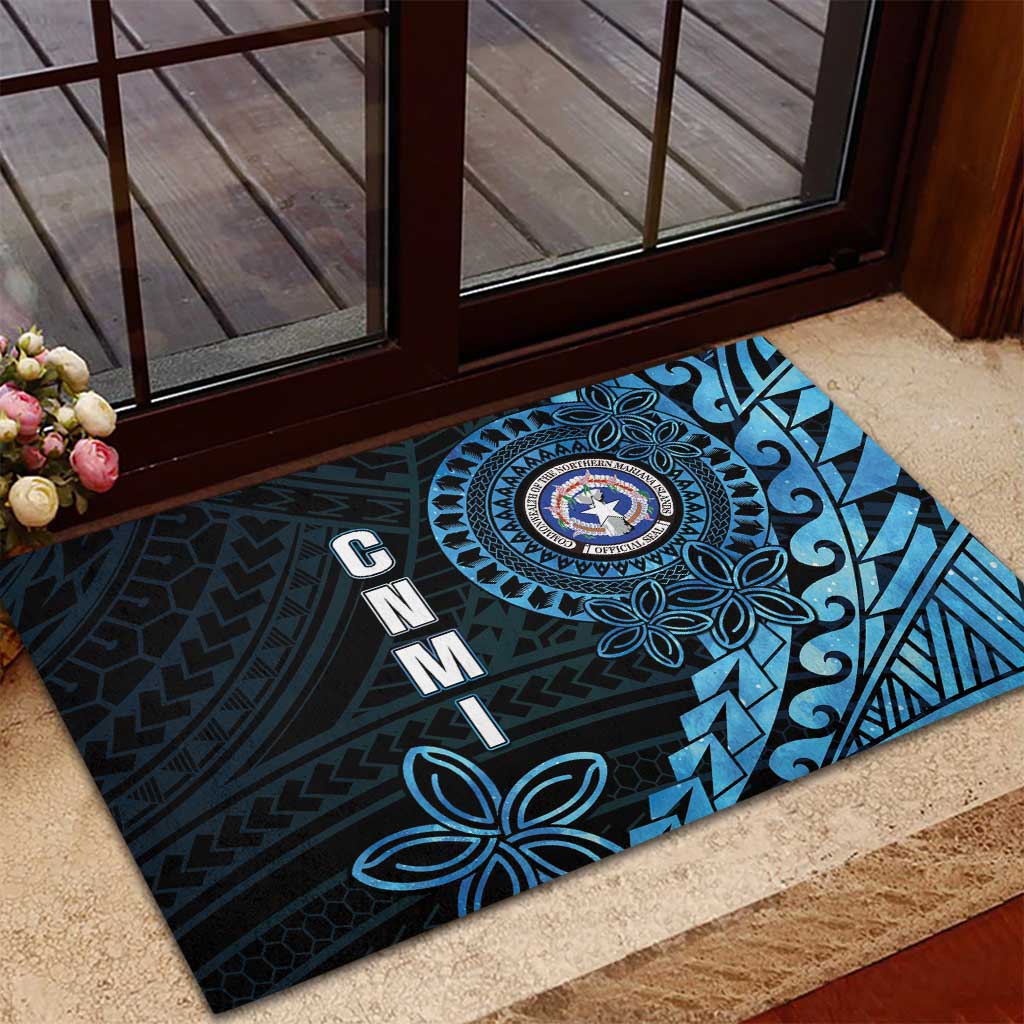 Northern Mariana Islands 78th Liberation Day Rubber Doormat LT05 - Polynesian Pride