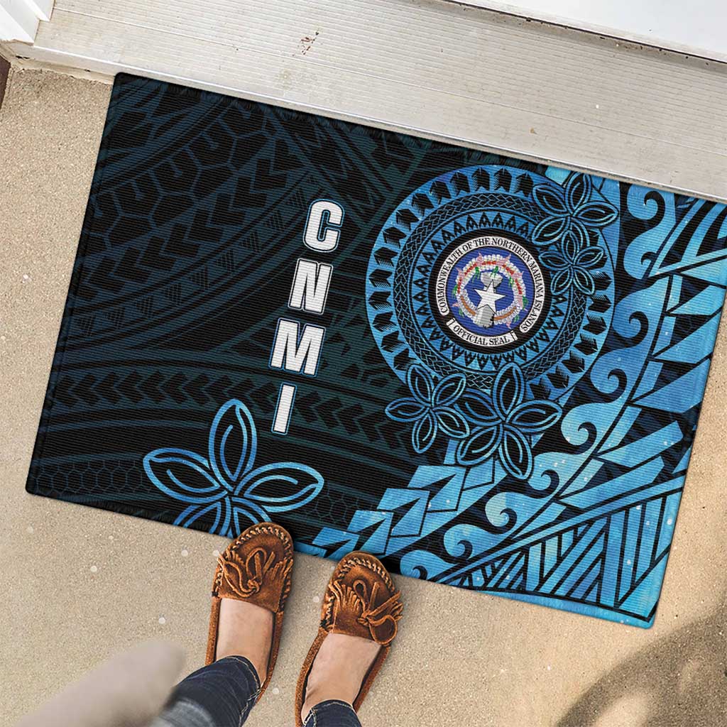 Northern Mariana Islands 78th Liberation Day Rubber Doormat LT05 - Polynesian Pride
