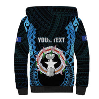 Personalized Northern Mariana Islands 78th Liberation Day Sherpa Hoodie LT05 - Polynesian Pride