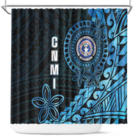 Northern Mariana Islands 78th Liberation Day Shower Curtain LT05 Blue - Polynesian Pride