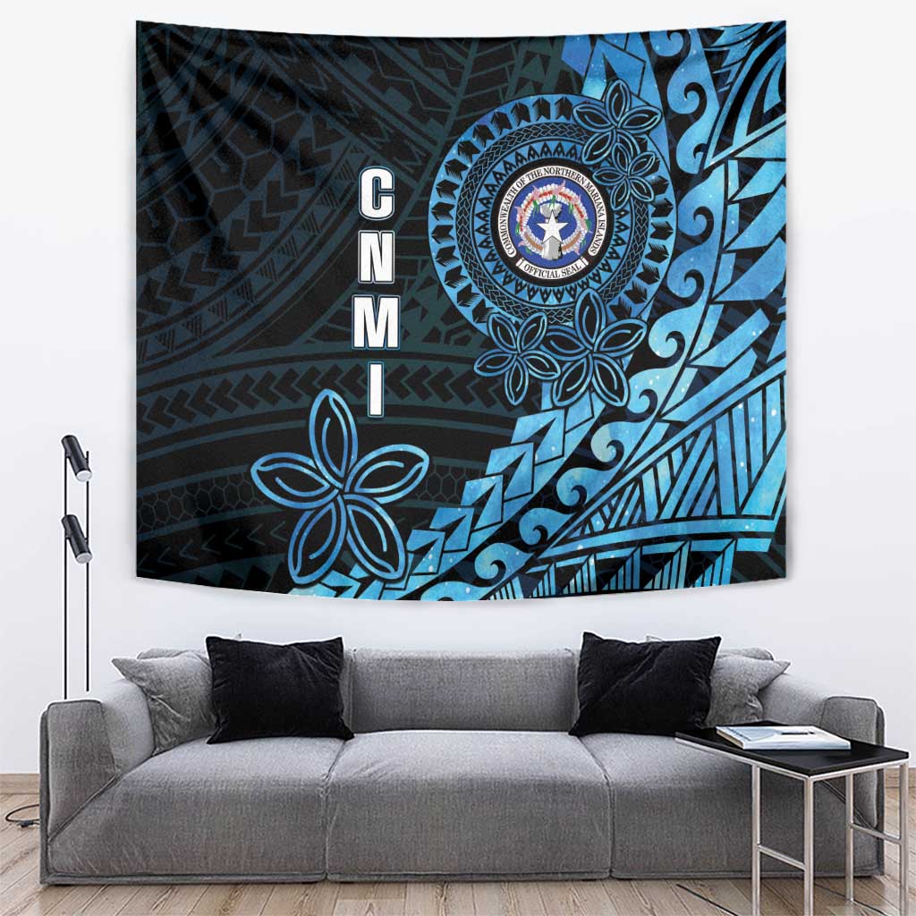 Northern Mariana Islands 78th Liberation Day Tapestry LT05 Blue - Polynesian Pride