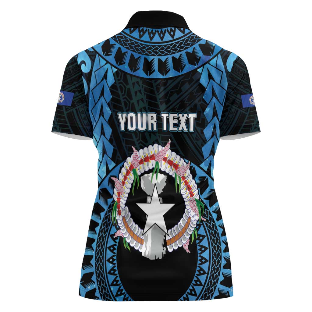 Personalized Northern Mariana Islands 78th Liberation Day Women Polo Shirt