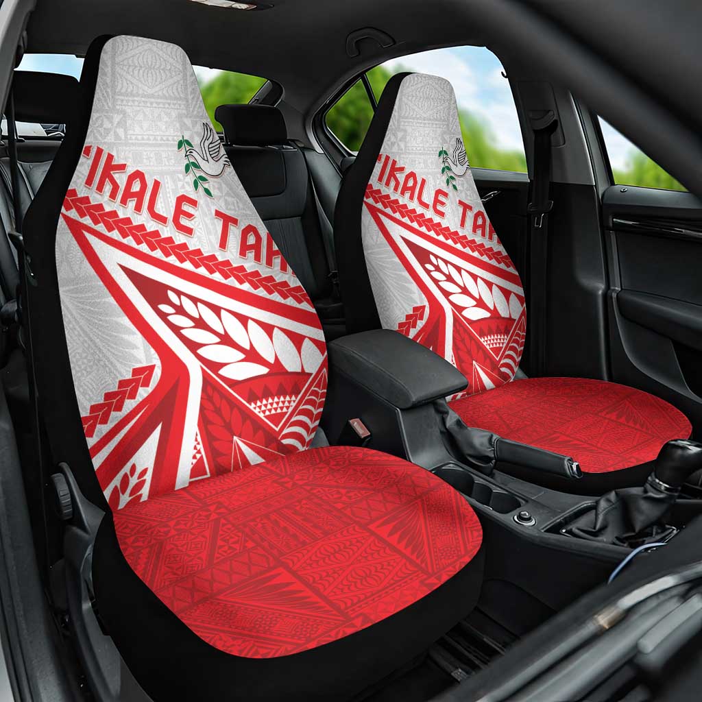 Tonga Rugby 2024 Pacific Car Seat Cover Go Ikale Tahi LT05 One Size White - Polynesian Pride