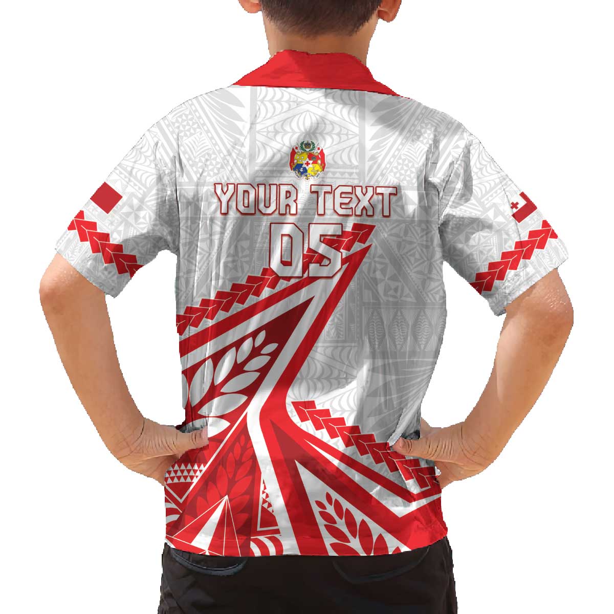 Custom Tonga Rugby 2024 Pacific Family Matching Off Shoulder Short Dress and Hawaiian Shirt Go Ikale Tahi LT05 - Polynesian Pride