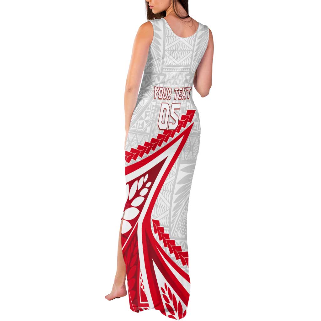 Custom Tonga Rugby 2024 Pacific Tank Maxi Dress Go Ikale Tahi