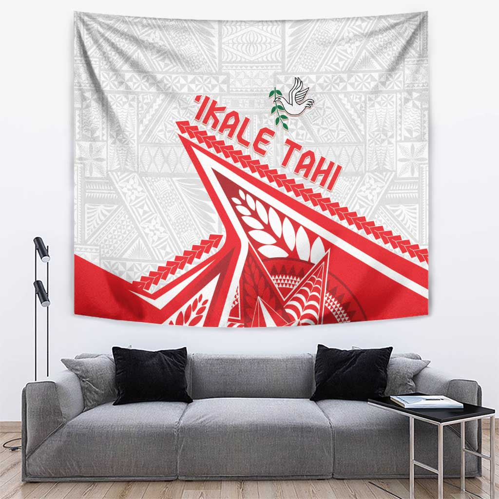 Tonga Rugby 2024 Pacific Tapestry Go Ikale Tahi LT05 White - Polynesian Pride