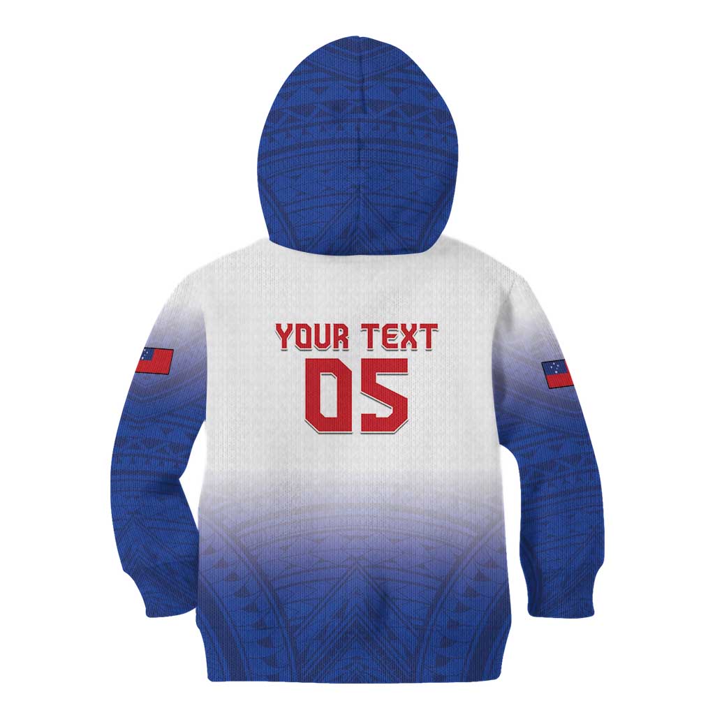 Custom Samoa Rugby 2024 Pacific Kid Hoodie Go Manu Samoa