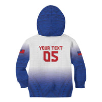 Custom Samoa Rugby 2024 Pacific Kid Hoodie Go Manu Samoa