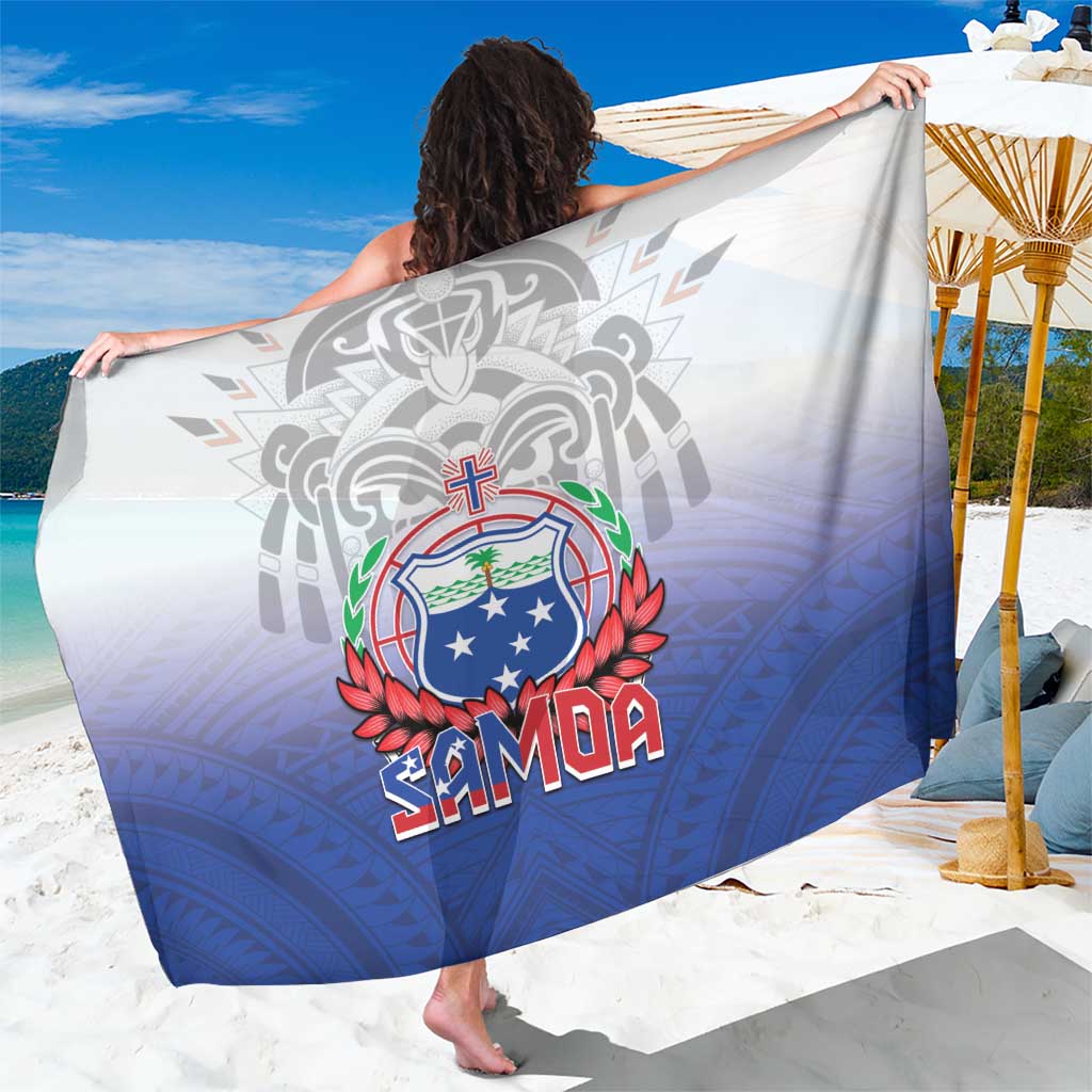 Samoa Rugby 2024 Pacific Sarong Go Manu Samoa LT05 One Size 44 x 66 inches Blue - Polynesian Pride