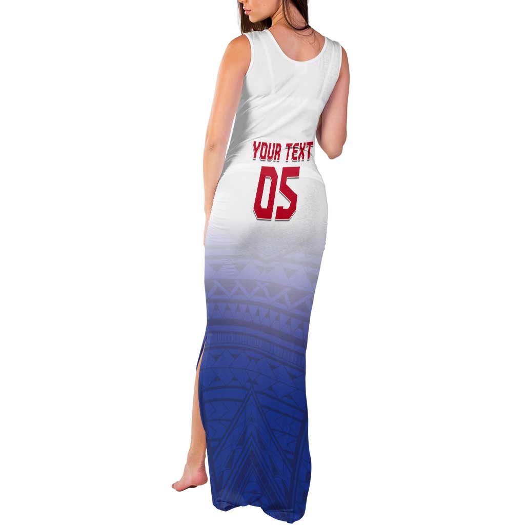 Custom Samoa Rugby 2024 Pacific Tank Maxi Dress Go Manu Samoa LT05 - Polynesian Pride
