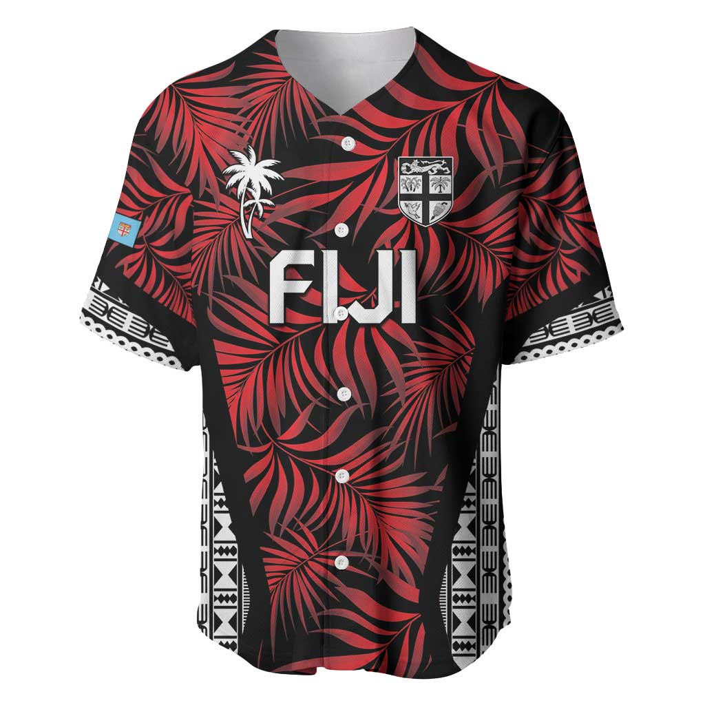 Custom Flying Fijians Rugby 2024 Pacific Baseball Jersey Go Fiji LT05 Black - Polynesian Pride