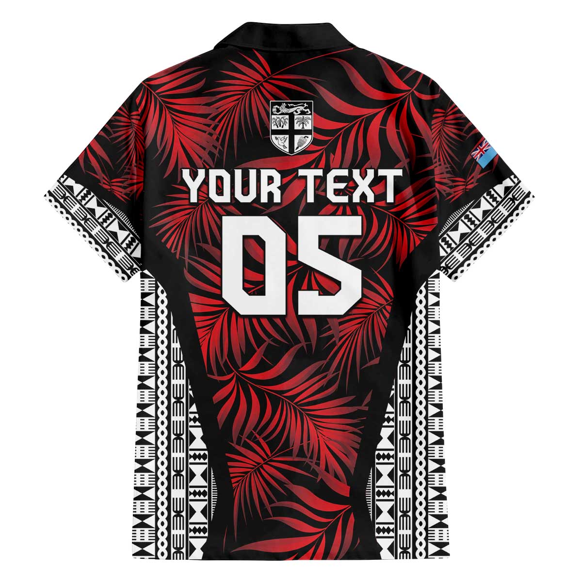 Custom Flying Fijians Rugby 2024 Pacific Family Matching Off The Shoulder Long Sleeve Dress and Hawaiian Shirt Go Fiji