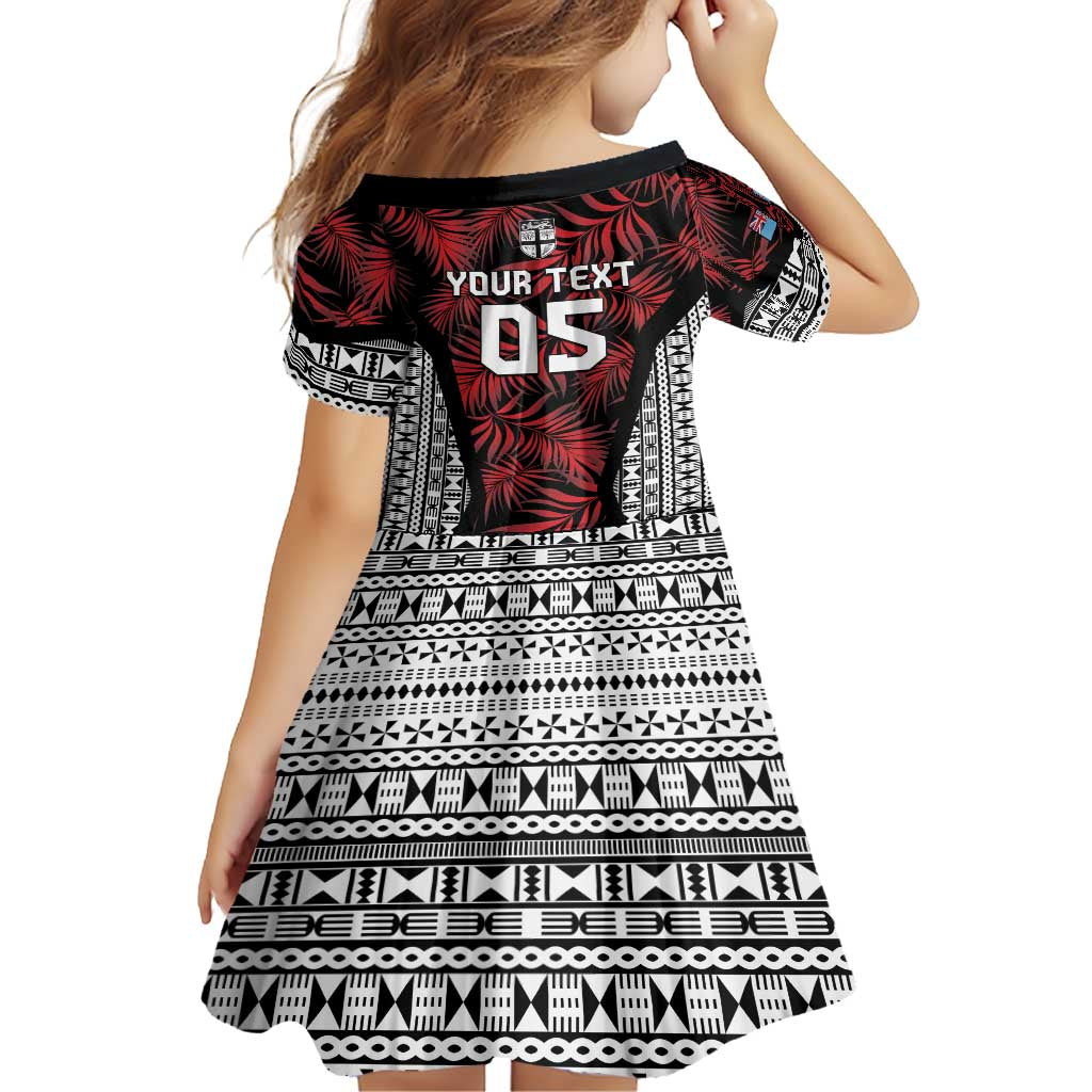Custom Flying Fijians Rugby 2024 Pacific Family Matching Short Sleeve Bodycon Dress and Hawaiian Shirt Go Fiji LT05 - Polynesian Pride