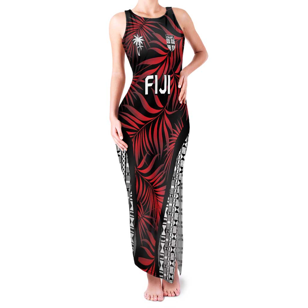 Custom Flying Fijians Rugby 2024 Pacific Family Matching Tank Maxi Dress and Hawaiian Shirt Go Fiji