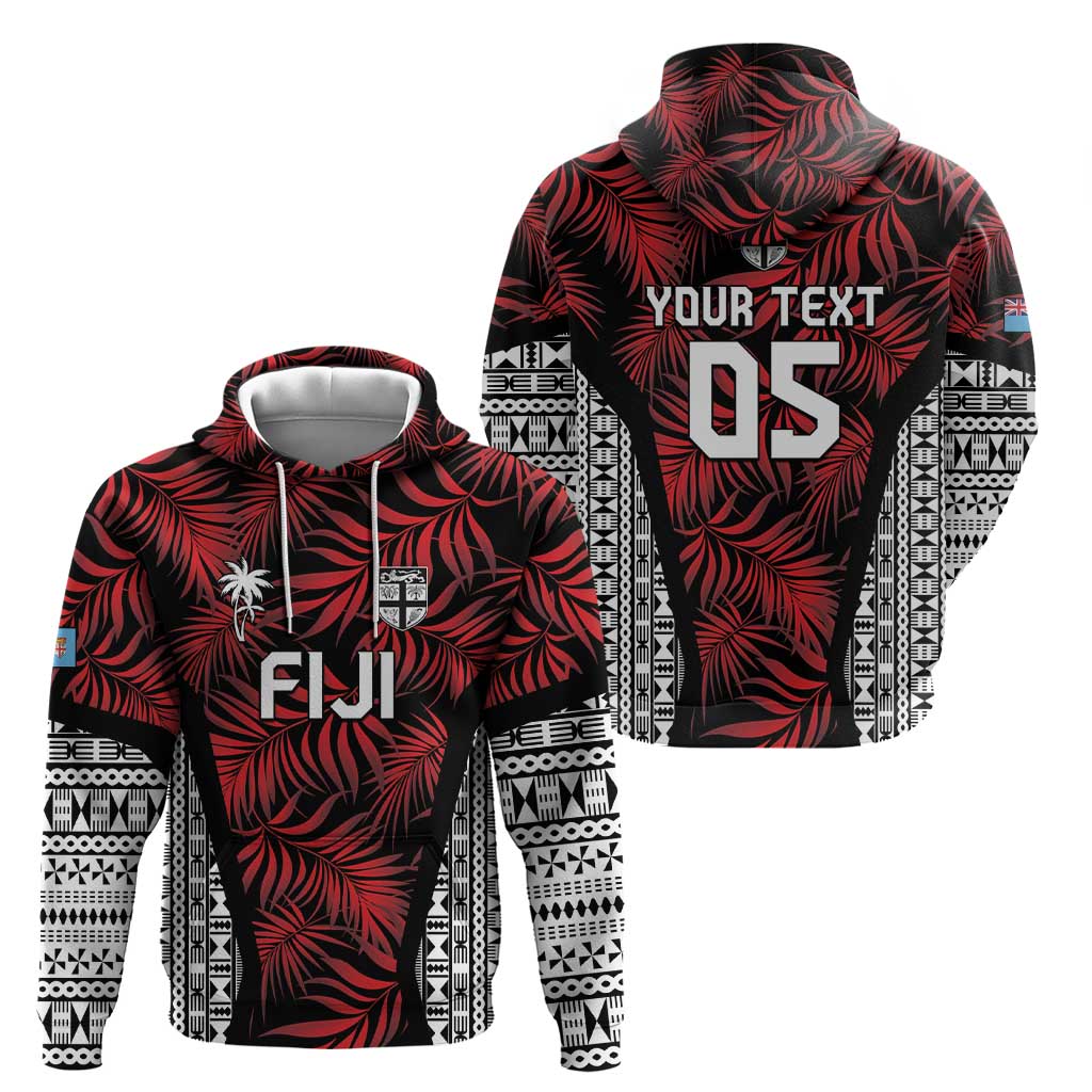 Custom Flying Fijians Rugby 2024 Pacific Hoodie Go Fiji LT05 - Polynesian Pride