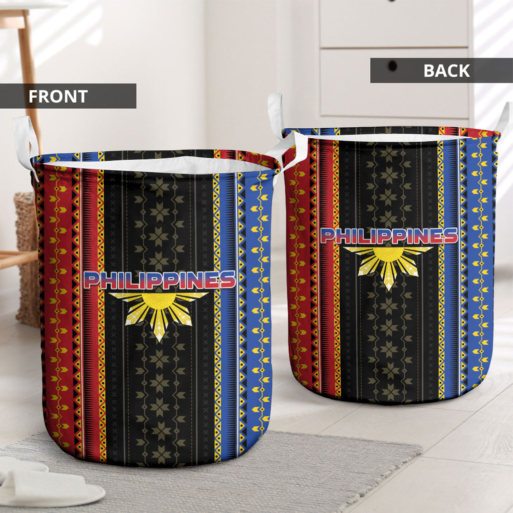 Philippines Filipinos Laundry Basket Igorot Tribal Inspiration Pattern Style