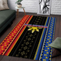 Philippines Filipinos Area Rug Igorot Tribal Inspiration Pattern Style