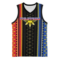 Personalised Philippines Filipinos Basketball Jersey Igorot Tribal Inspiration Pattern Style