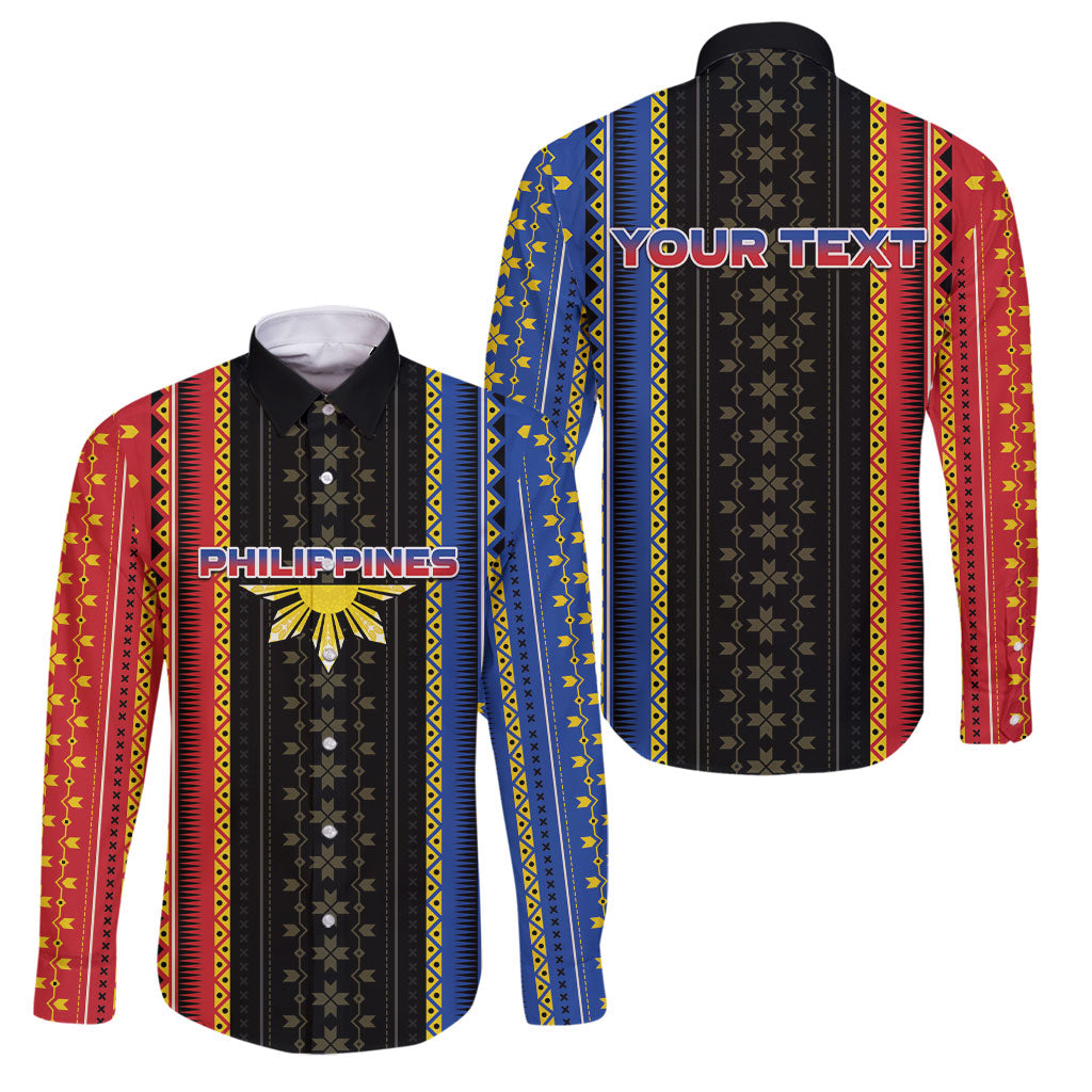 Personalised Philippines Filipinos Family Matching Mermaid Dress and Hawaiian Shirt Igorot Tribal Inspiration Pattern Style