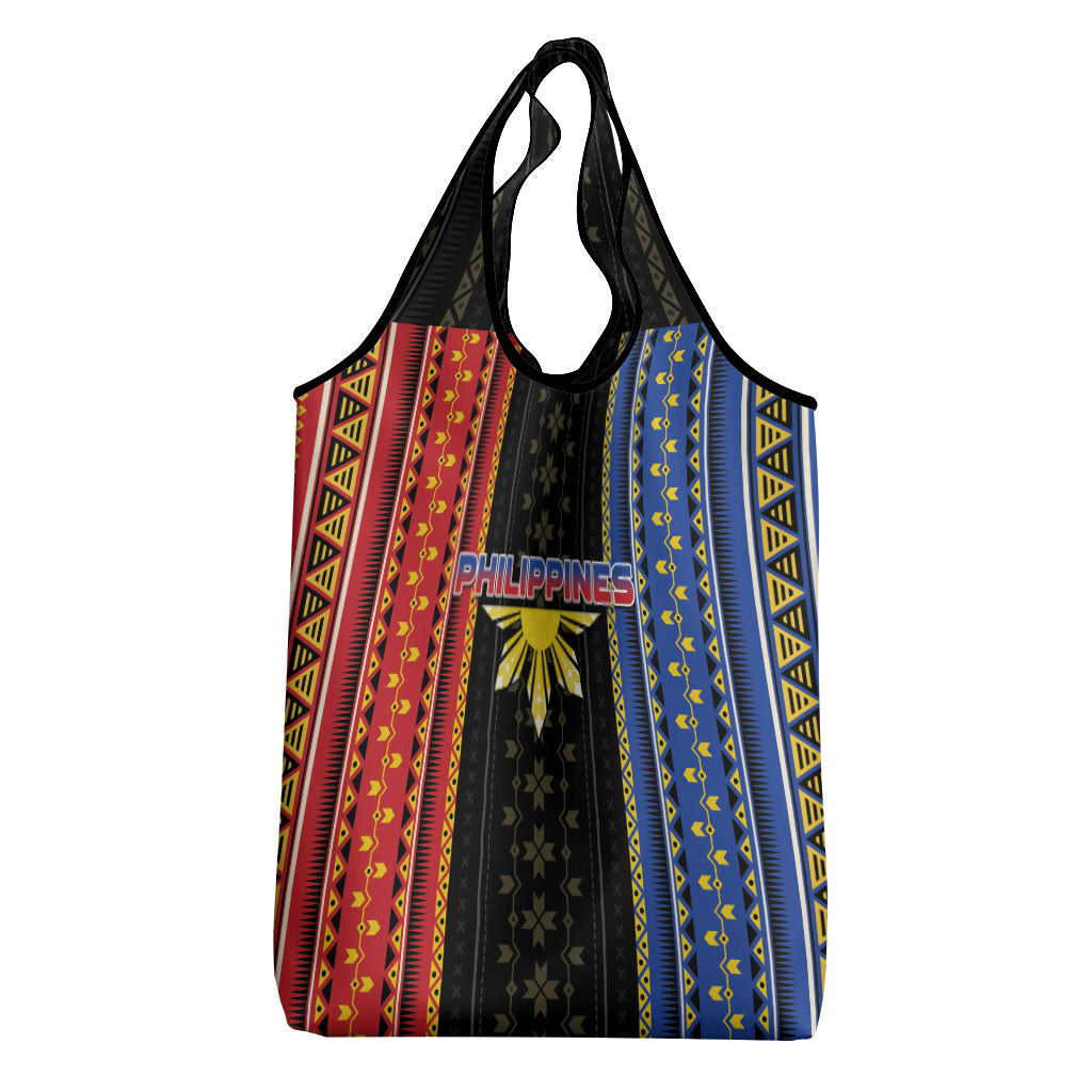 Philippines Filipinos Grocery Bag Igorot Tribal Inspiration Pattern Style