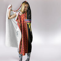 Philippines Filipinos Hooded Blanket Igorot Tribal Inspiration Pattern Style