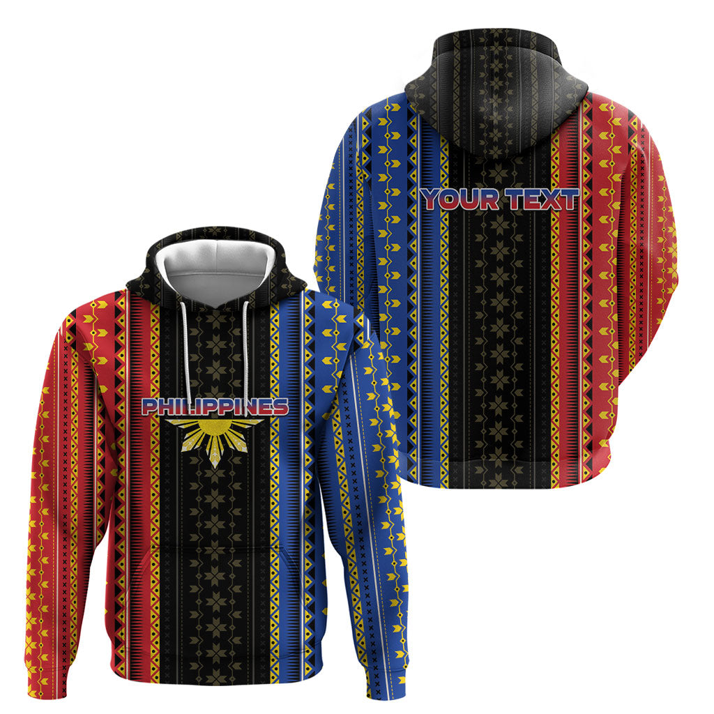 Personalised Philippines Filipinos Hoodie Igorot Tribal Inspiration Pattern Style