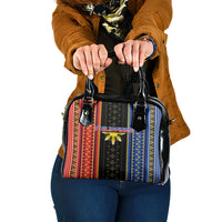 Philippines Filipinos Shoulder Handbag Igorot Tribal Inspiration Pattern Style