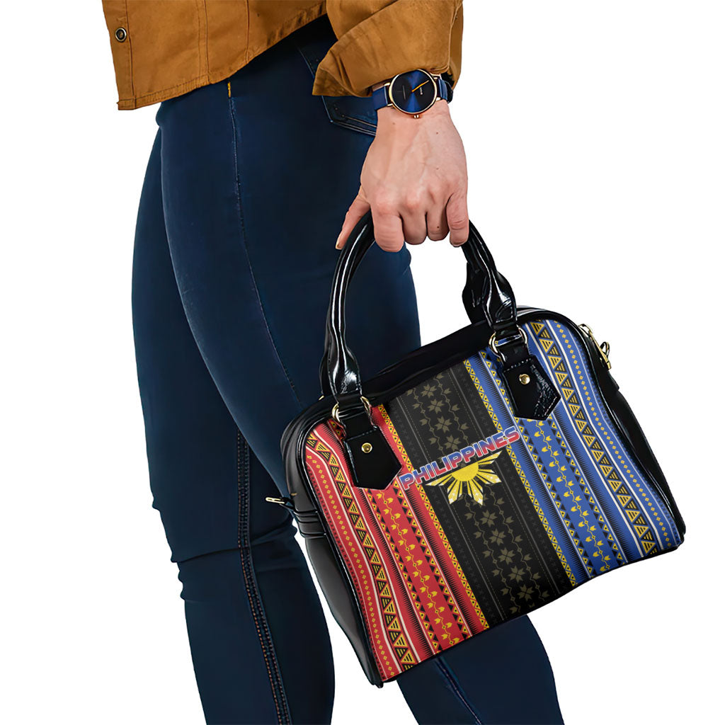 Philippines Filipinos Shoulder Handbag Igorot Tribal Inspiration Pattern Style