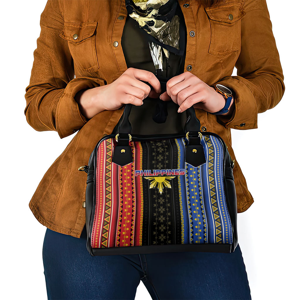 Philippines Filipinos Shoulder Handbag Igorot Tribal Inspiration Pattern Style
