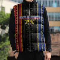 Personalised Philippines Filipinos Sleeveless Puffer Jacket Igorot Tribal Inspiration Pattern Style
