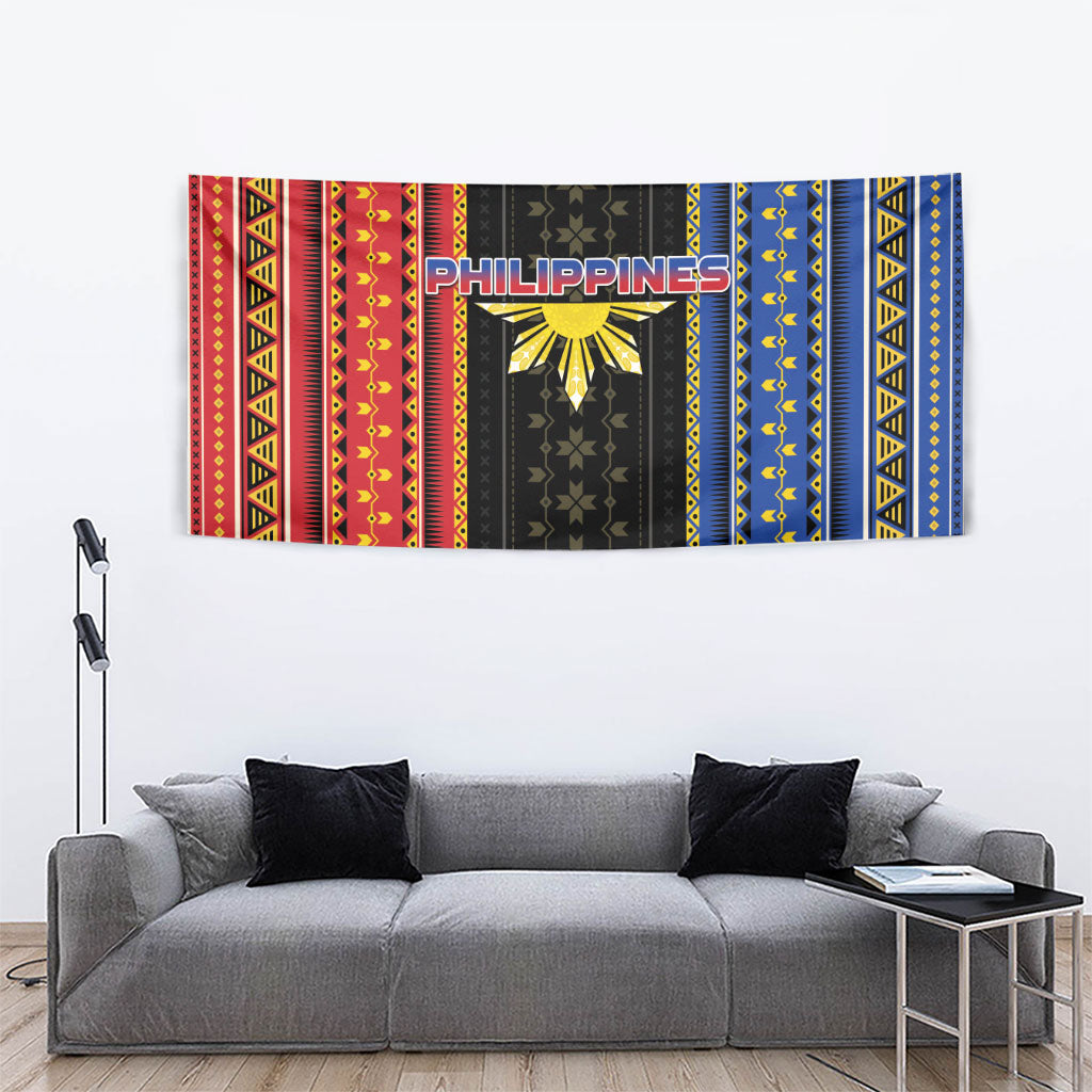 Philippines Filipinos Tapestry Igorot Tribal Inspiration Pattern Style