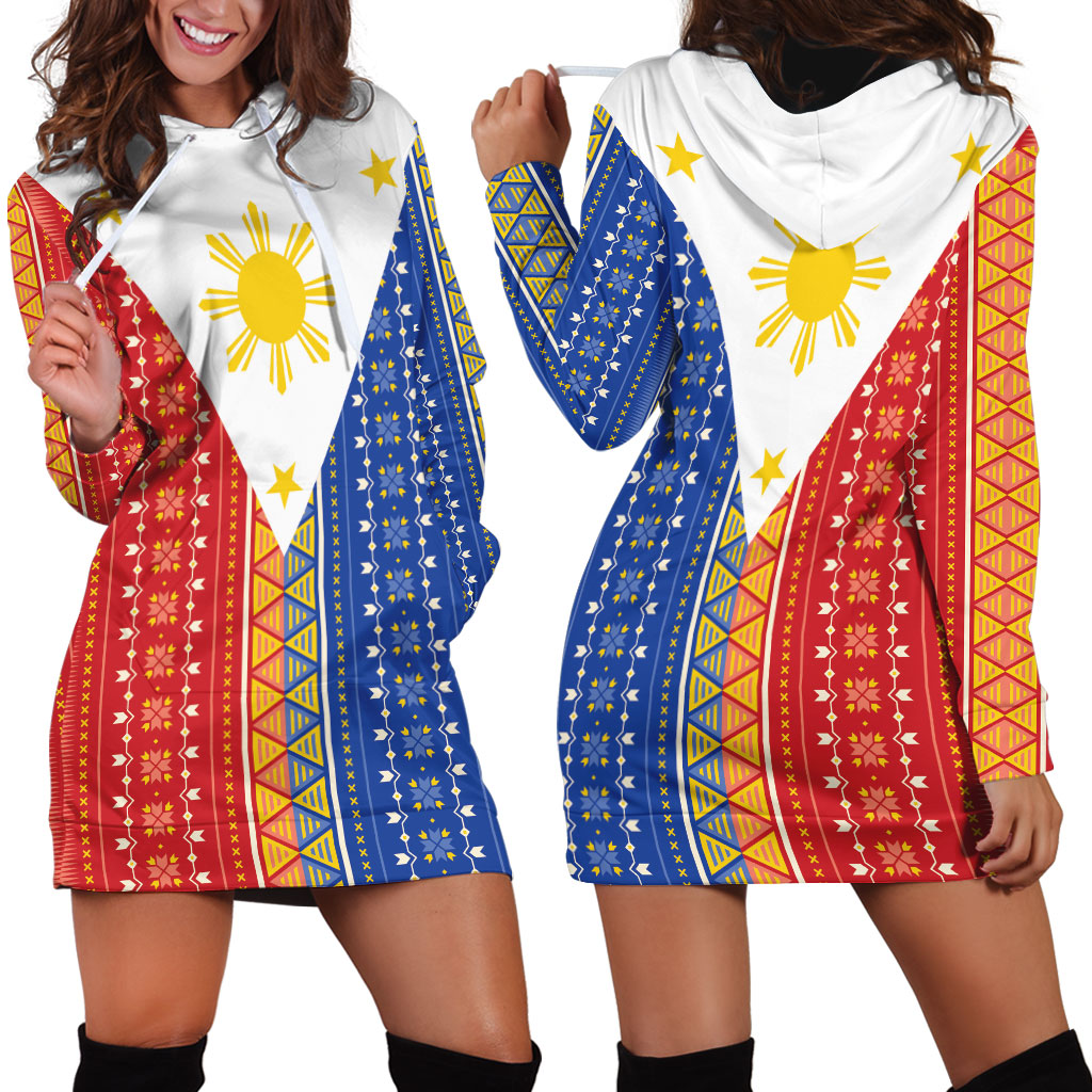 Philippines Sun Hoodie Dress Igorot Tribal Inspiration