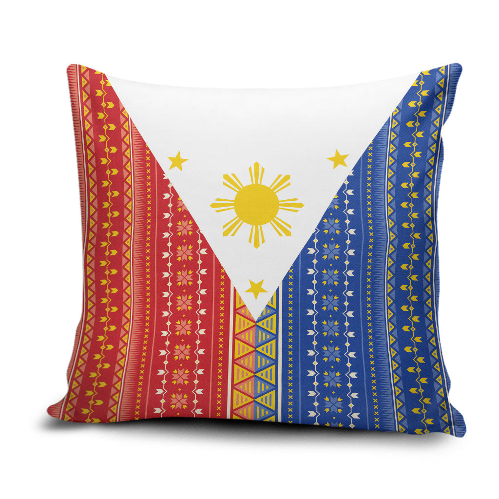 Philippines Sun Pillow Cover Igorot Tribal Inspiration
