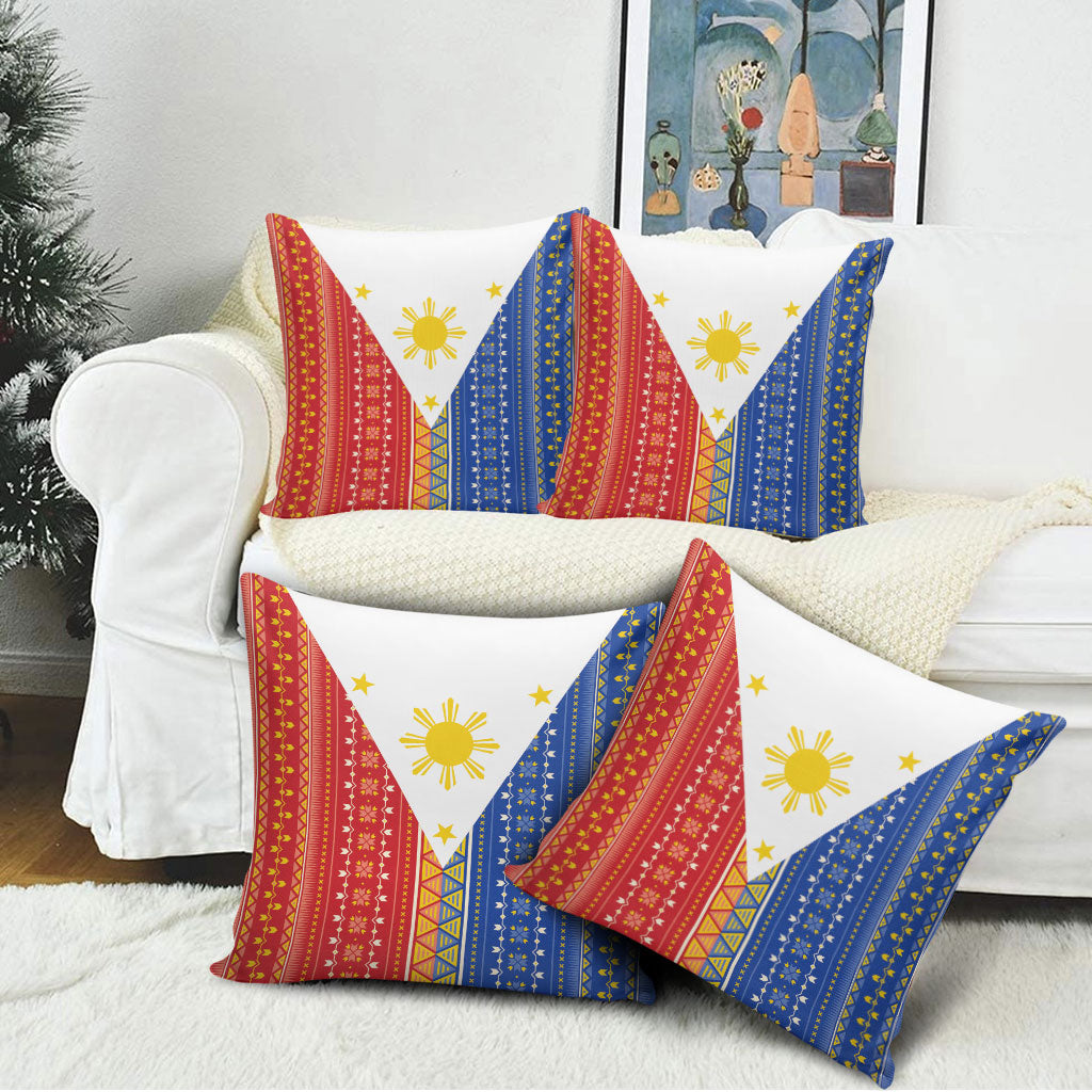 Philippines Sun Pillow Cover Igorot Tribal Inspiration