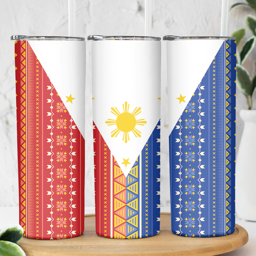 Philippines Sun Skinny Tumbler Igorot Tribal Inspiration