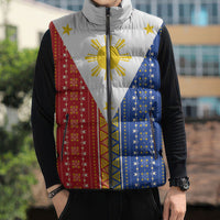 Philippines Sun Sleeveless Puffer Jacket Igorot Tribal Inspiration
