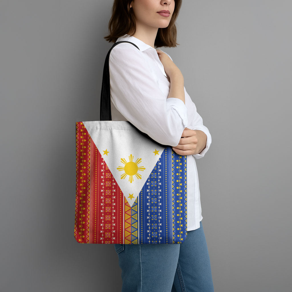 Philippines Sun Tote Bag Igorot Tribal Inspiration