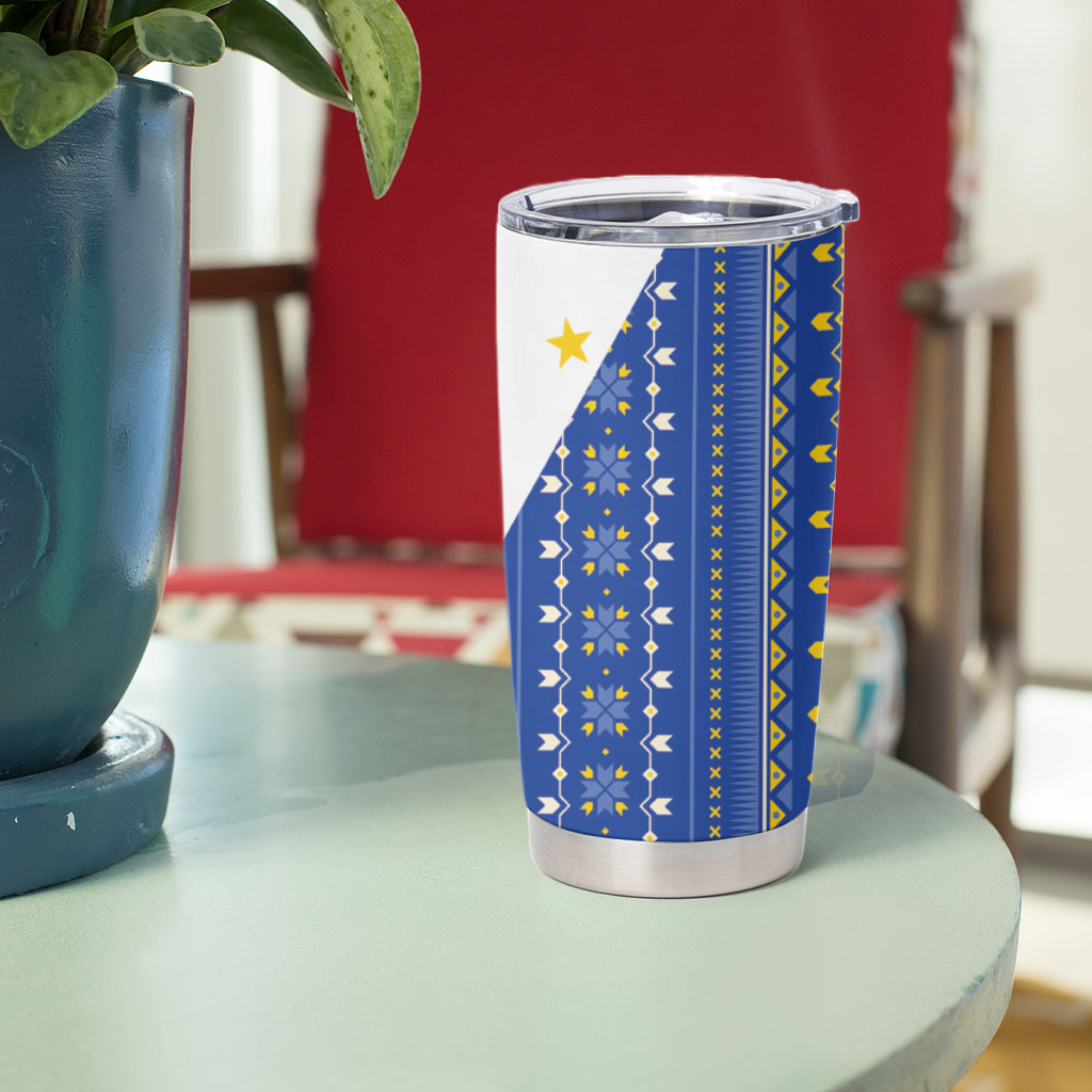 Philippines Sun Tumbler Cup Igorot Tribal Inspiration