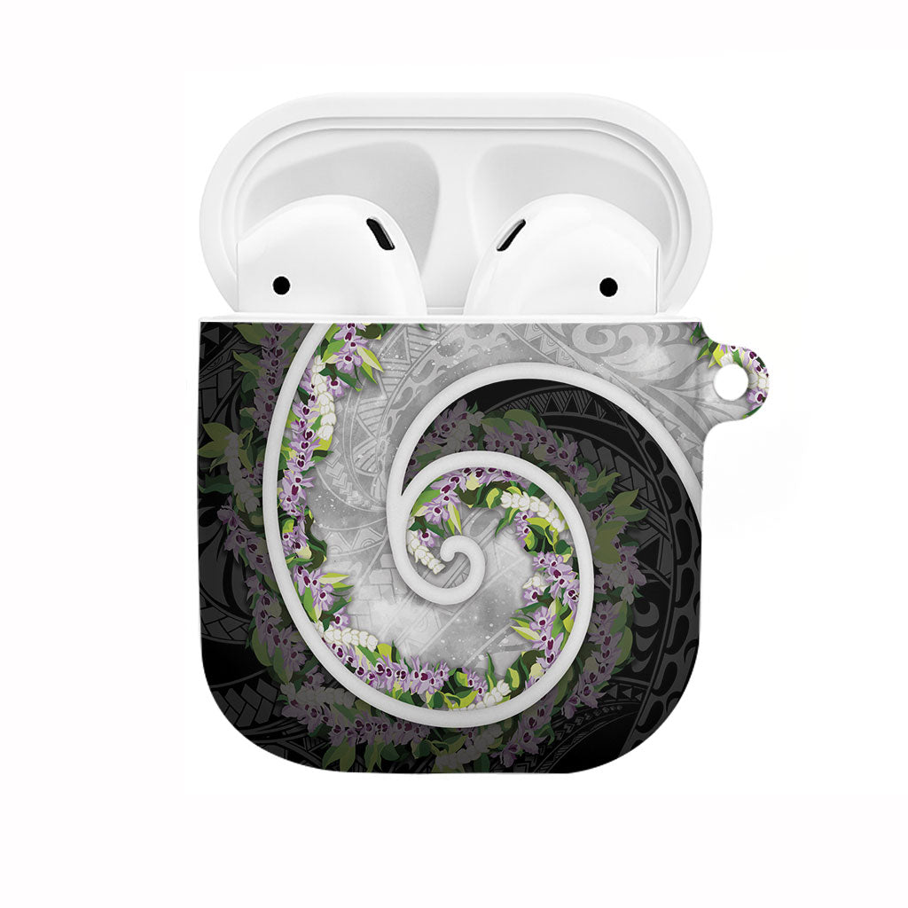 Piko Hawaii AirPods Case Polynesian Pattern With Maile Pikake Honohono Lei
