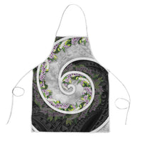 Piko Hawaii Apron Polynesian Pattern With Maile Pikake Honohono Lei