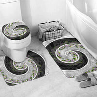 Piko Hawaii Bathroom Set Polynesian Pattern With Maile Pikake Honohono Lei