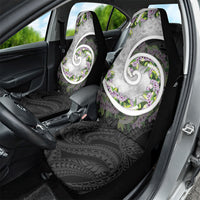 Piko Hawaii Car Seat Cover Polynesian Pattern With Maile Pikake Honohono Lei