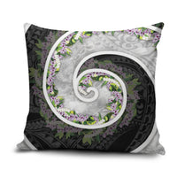 Piko Hawaii Pillow Cover Polynesian Pattern With Maile Pikake Honohono Lei