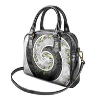 Piko Hawaii Shoulder Handbag Polynesian Pattern With Maile Pikake Honohono Lei