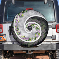 Piko Hawaii Spare Tire Cover Polynesian Pattern With Maile Pikake Honohono Lei