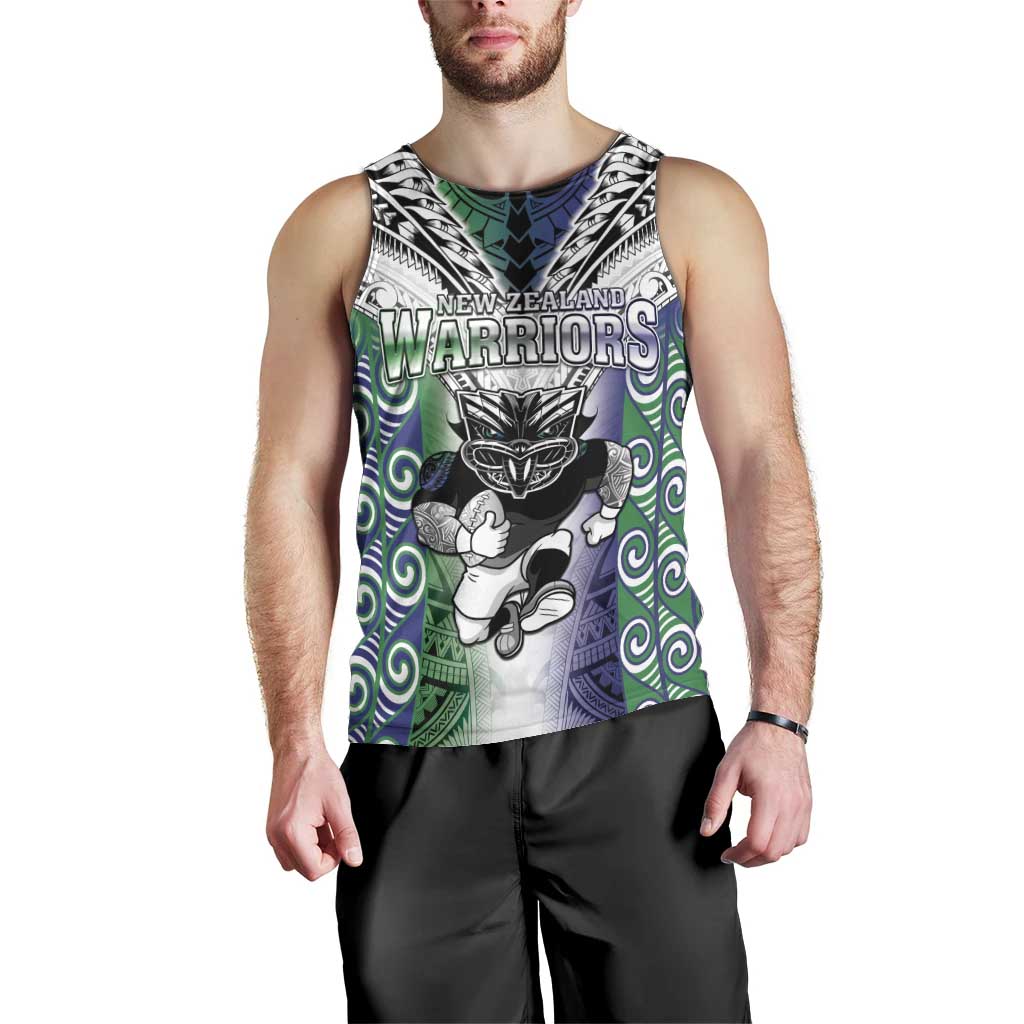 Custom New Zealand Warrior Men Tank Top Maori Tribal Pattern